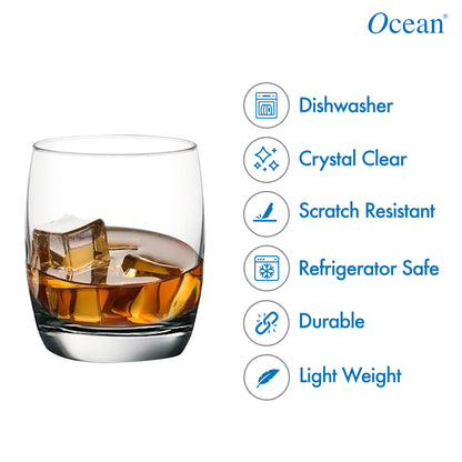 Ocean Ivory Rock Glass (320 ml)-Set Of 6