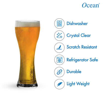 Ocean Imperial Beer Glass, 545 ml (Set of 6)