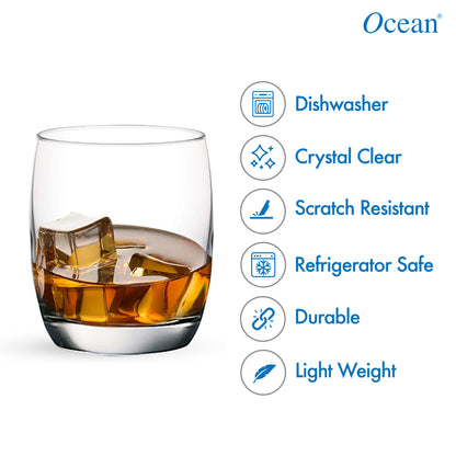 Ocean Ivory Glass Set, 265ml, Set of 6