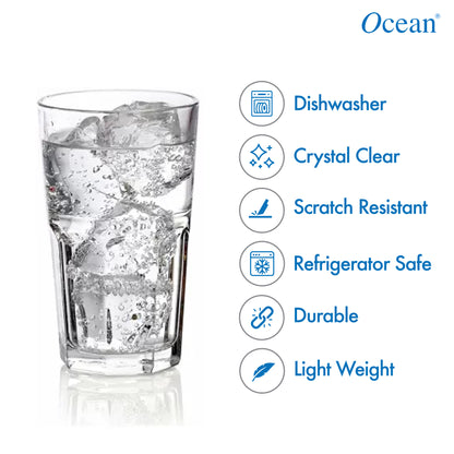 Ocean Centra Hi Ball Glass Set, 300 ml, Set of 6