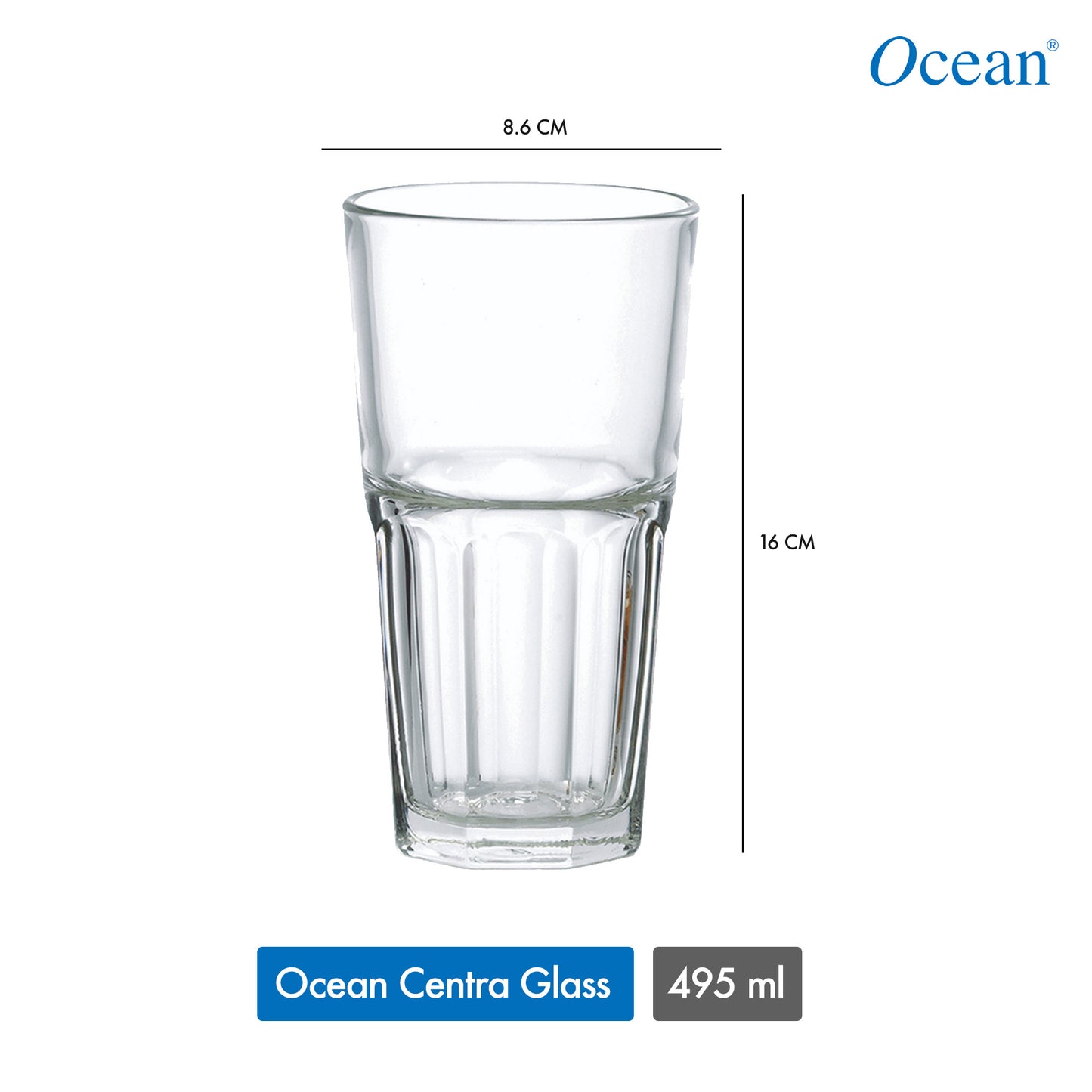 Ocean Centro Cooler Set, 495ml, Set of 6