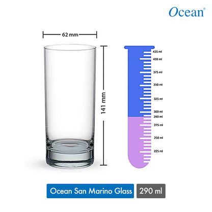 Ocean San Marino Water Glass, 290ml