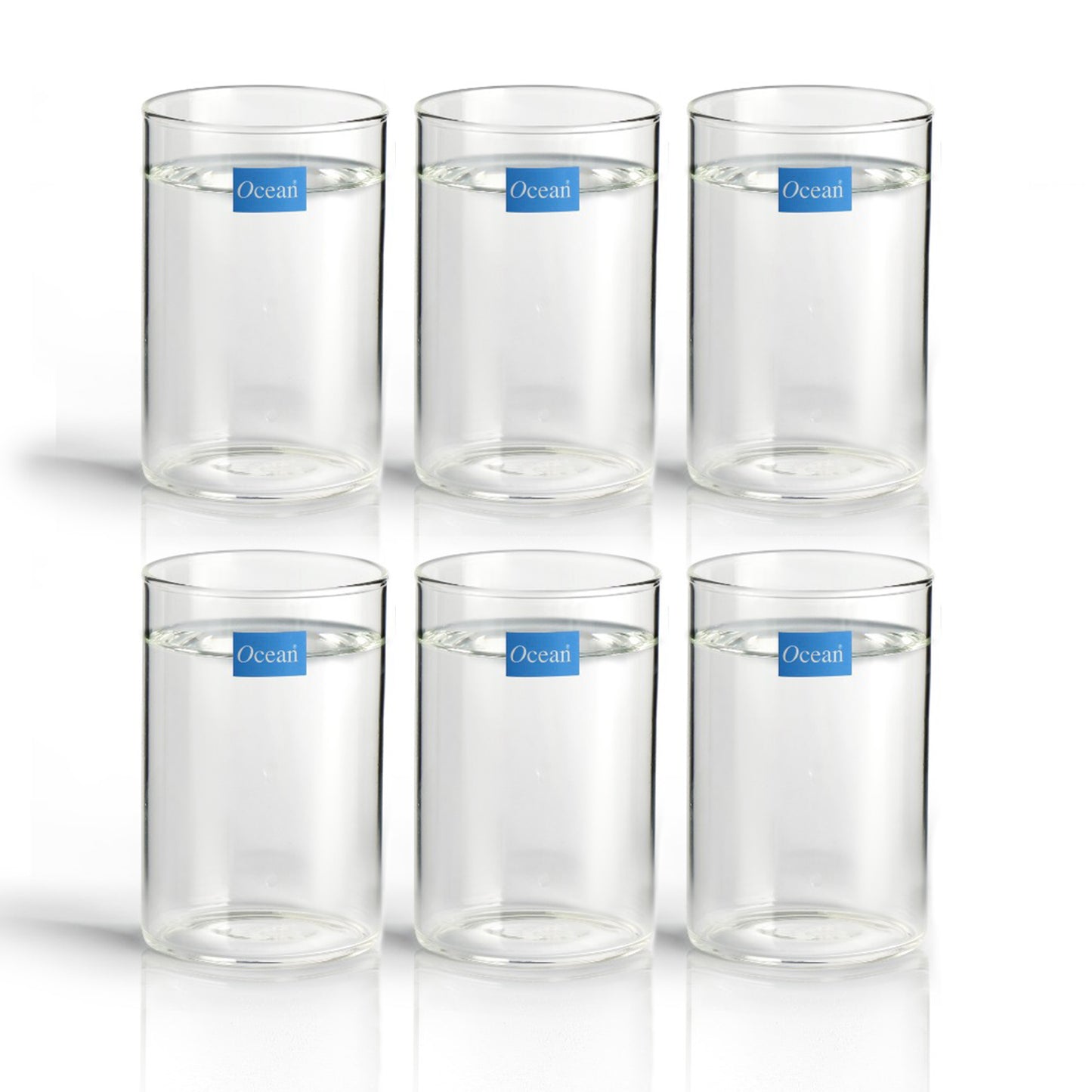 Ocean High Ball Borosilicate Glass,300ml-Set of 6