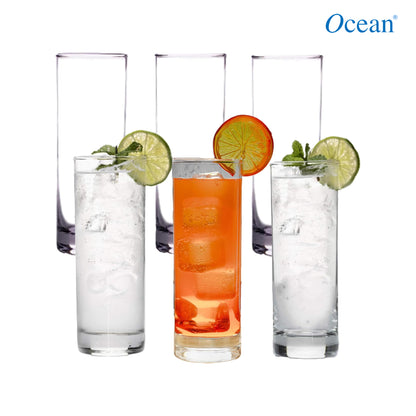 Ocean New York Glass Set (320ml, Transparent) - Set of 6