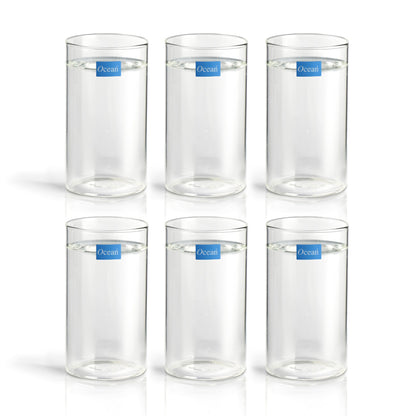 Ocean Long Drink Borosilicate Glass,330ml-Set of 6