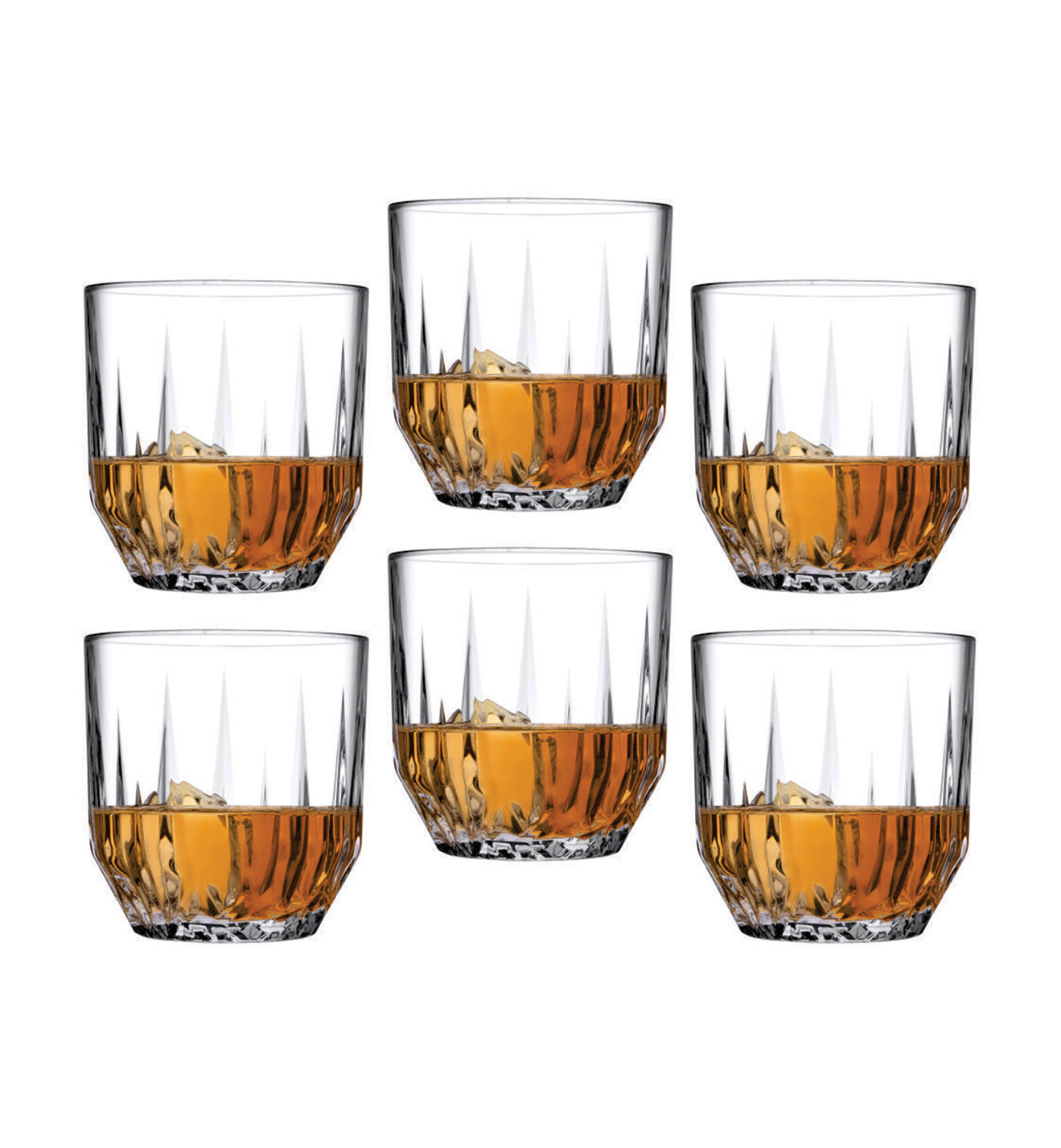 Pasabahce Echo Glass Whisky Glass 300 ml (Set of 6)