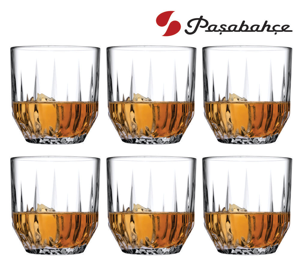 Pasabahce Echo Glass Whisky Glass 300 ml (Set of 6)