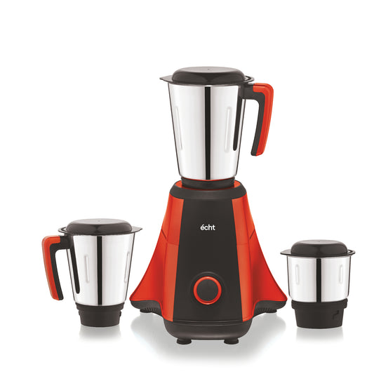 Echt NT 7s Mixer Grinder 750 Watt, 3 Stainless Steel Jars,Wet Jar (1500 ml), Multipurpose Jar (1000 ml), Chutney Jar (300ml); with 3 Speed Control, with 2 years warranty, Rust