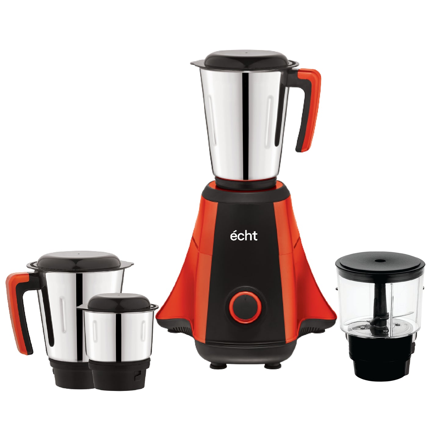 Echt NT 7s Mixer Grinder 750 Watt, 4 Stainless Steel Jars,Wet Jar (1500 ml), Multipurpose Jar (1000 ml), Chutney Jar (300ml) & Chopper Jar (500ml); with 3 Speed Control, with 2 years warranty,Rust