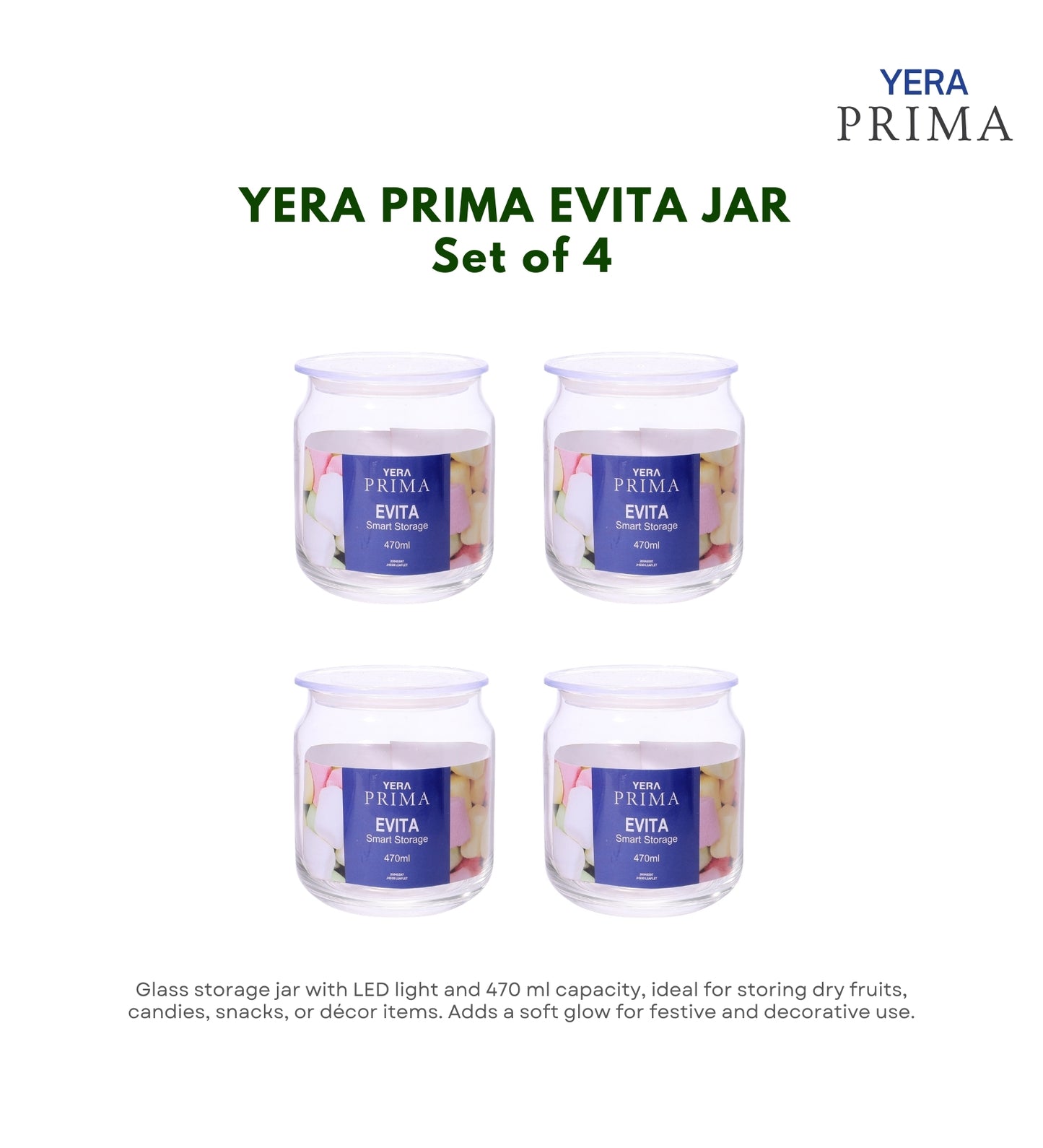 Yera Prima Evita Jar 470 Ml