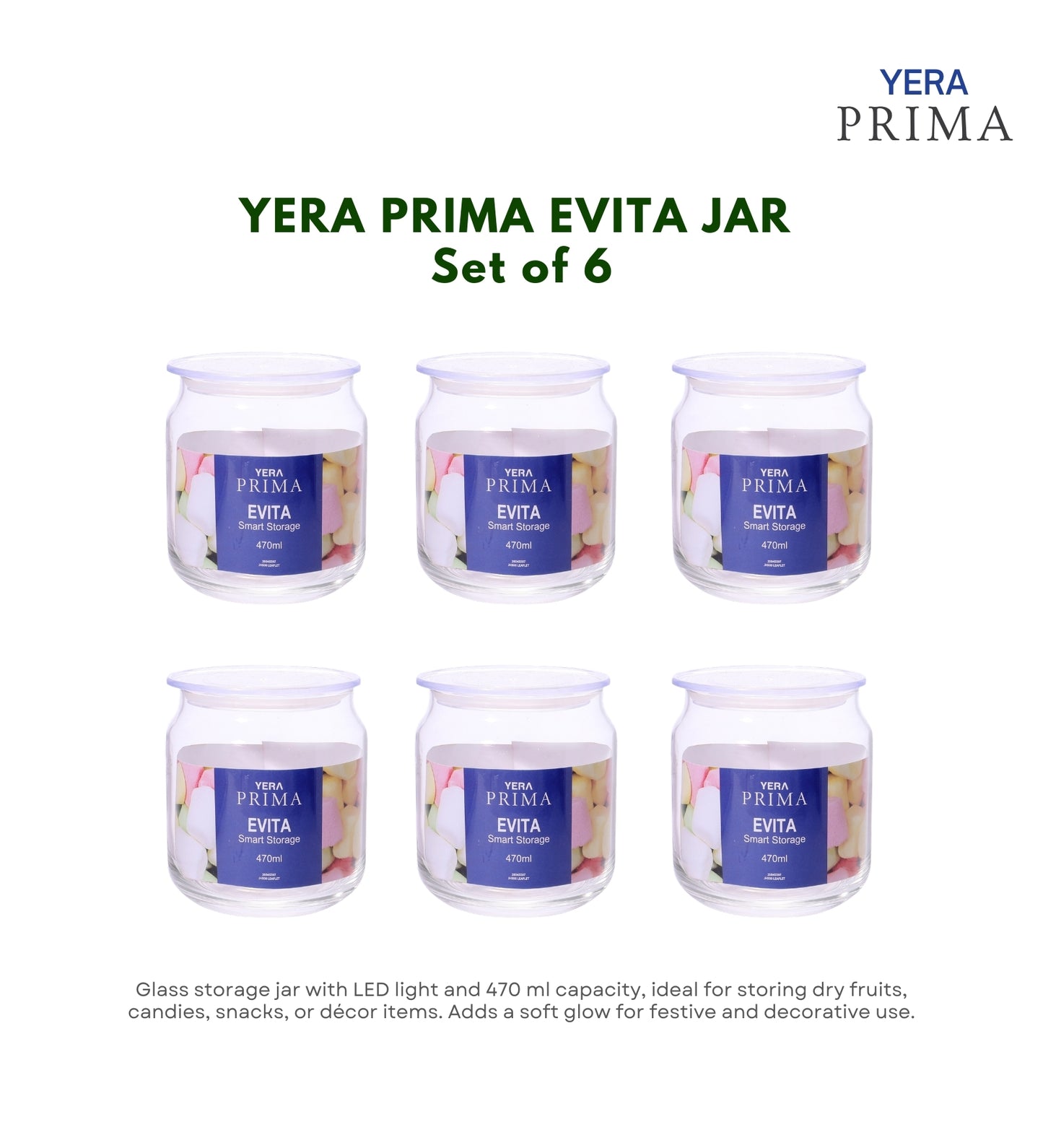 Yera Prima Evita Jar 470 Ml