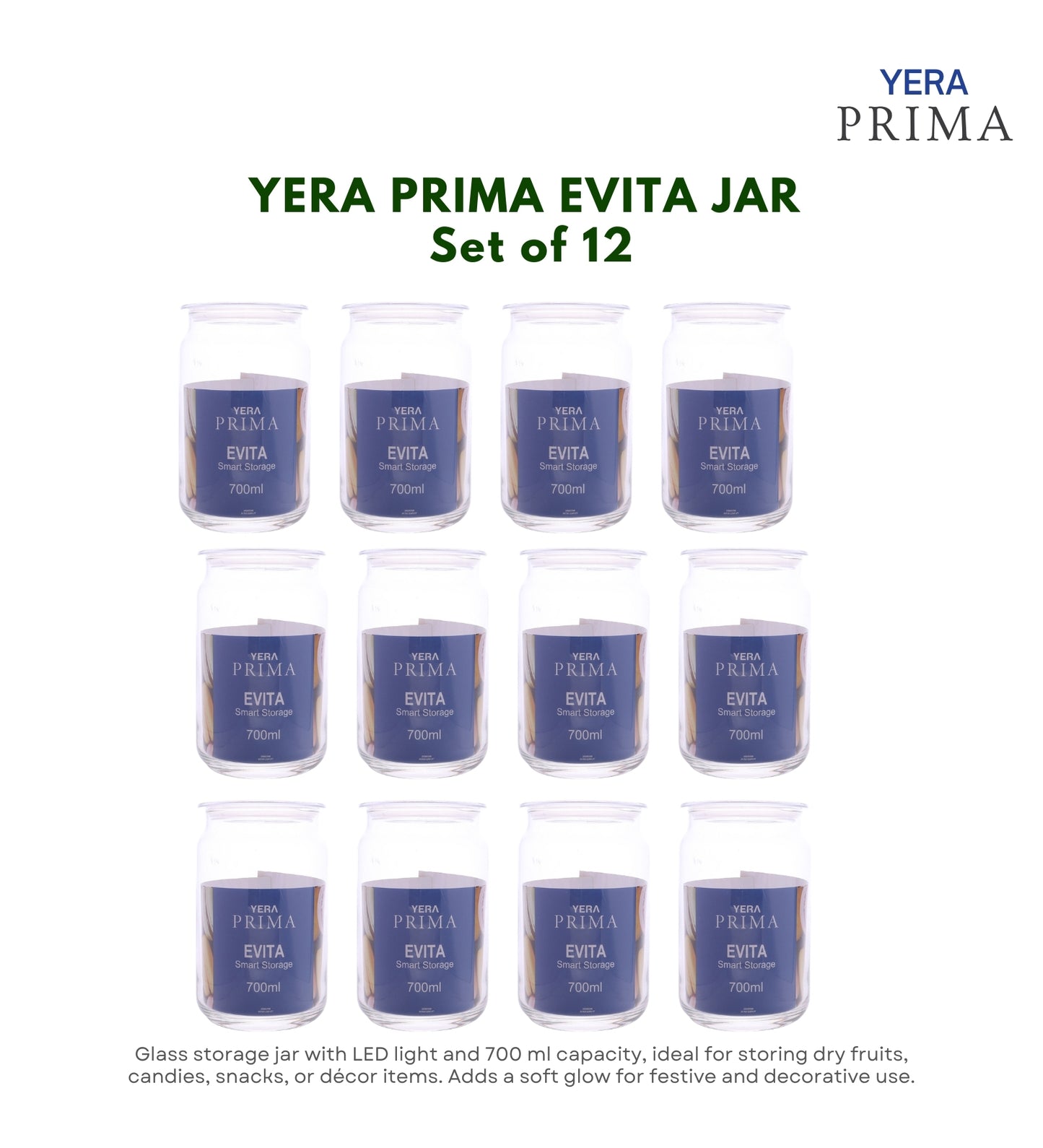 Yera Prima Evita Jar 700 Ml