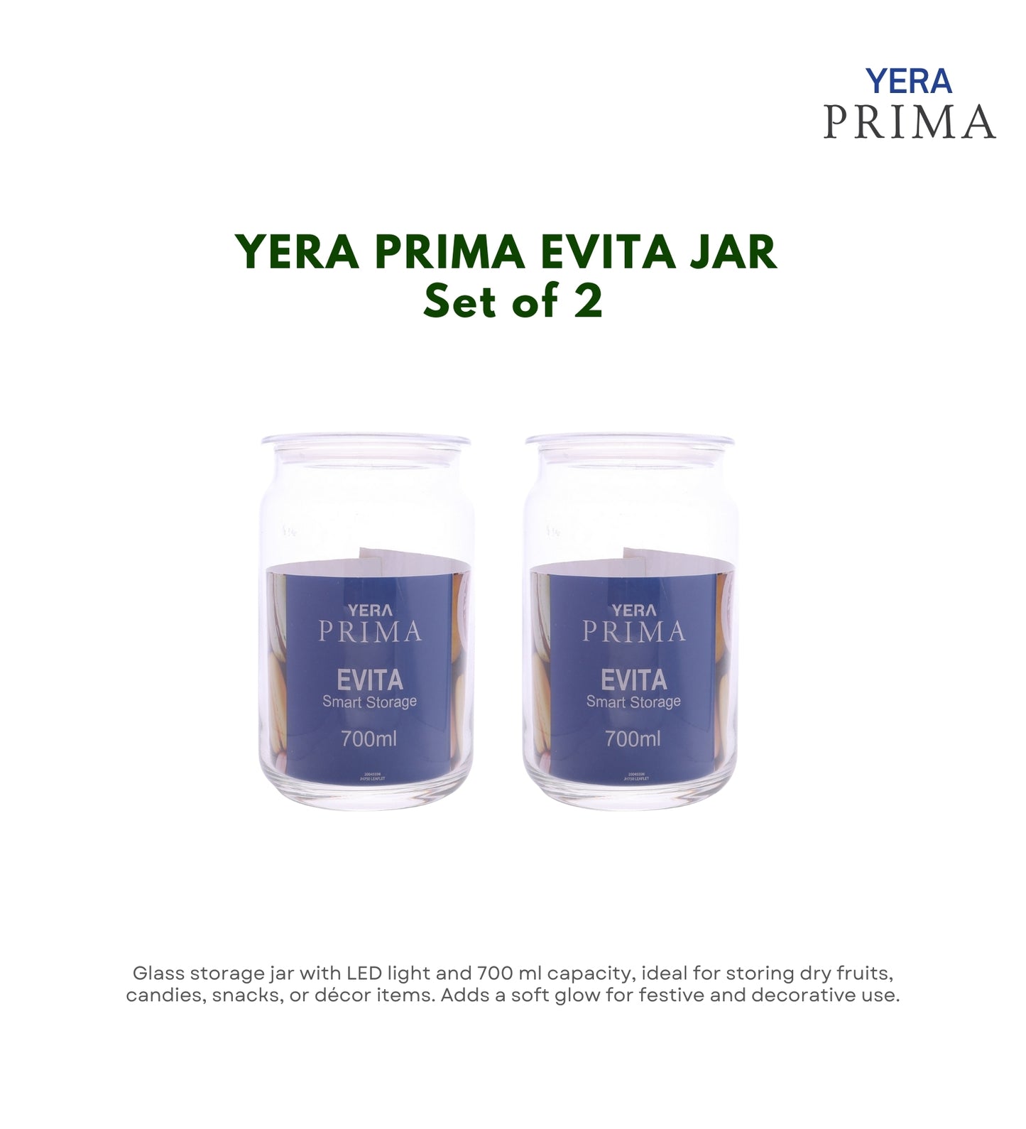 Yera Prima Evita Jar 700 Ml