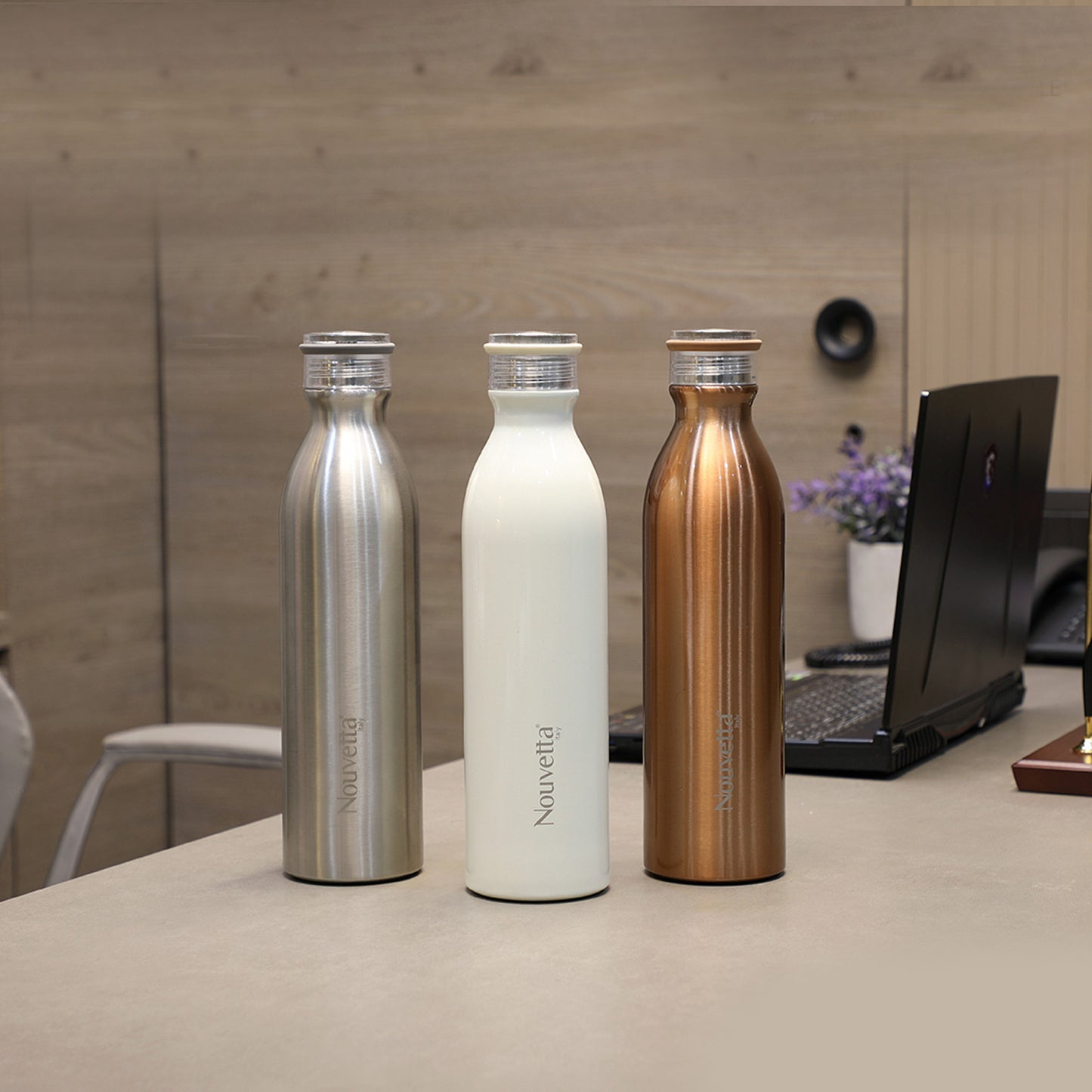 NOUVETTA INDIGO DOUBLE WALL BOTTLE