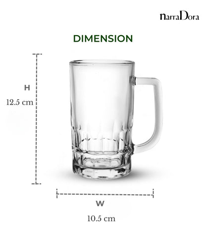 Narradora Beer Mug 360 ML - SET OF 2 PCS