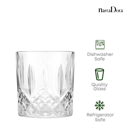 Narradora Whiskey Glass 330 ML - SET  OF 6 PCS