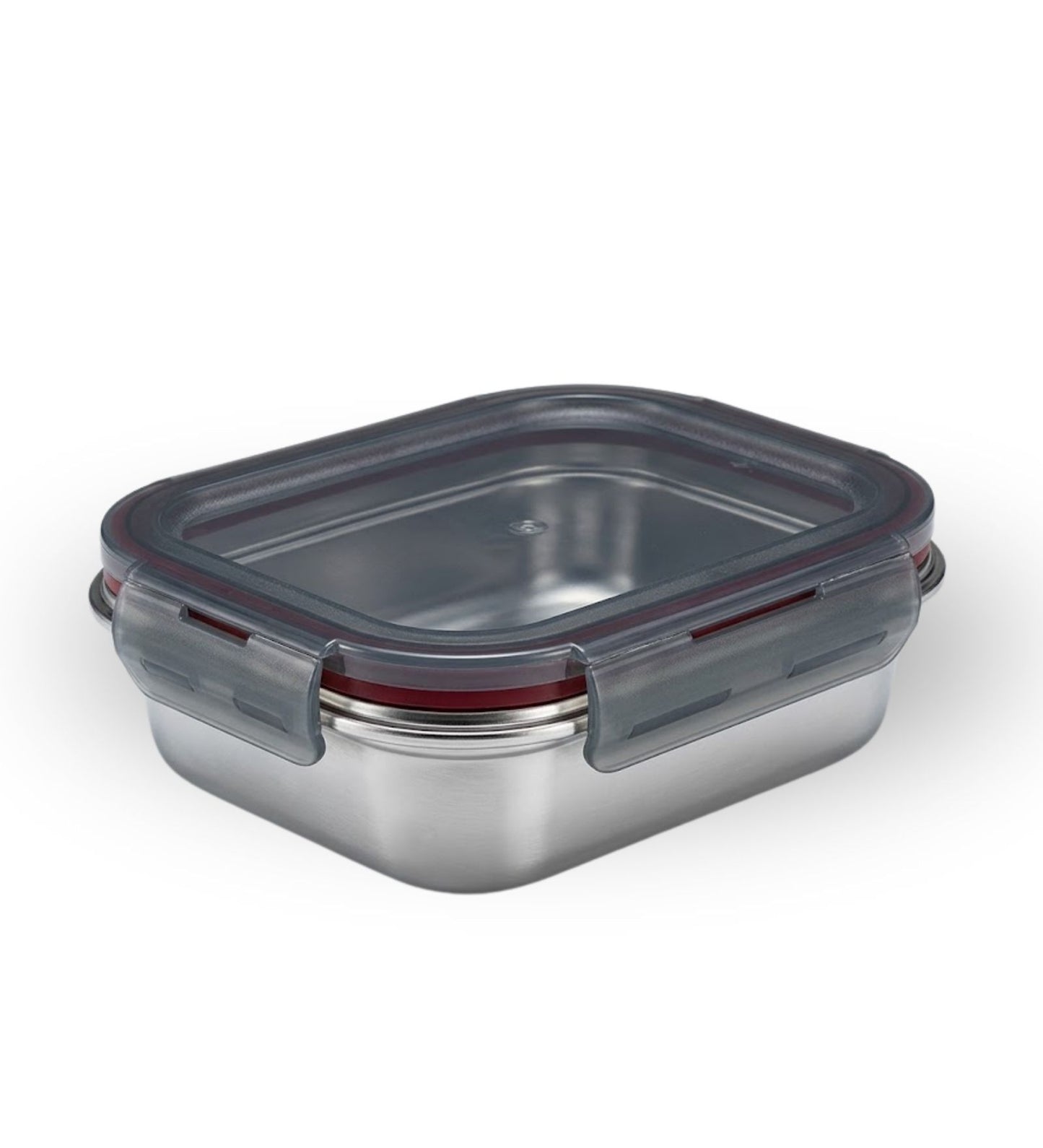 Narradora Fridge to Oven Microwave Stainless Steel Reusable Food Storage Containers 650 ML - Pack of 2