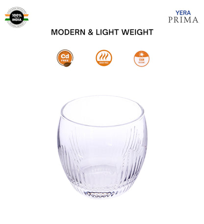 Yera Prima Zest Whisky Scotch Water Glasses 345 Ml