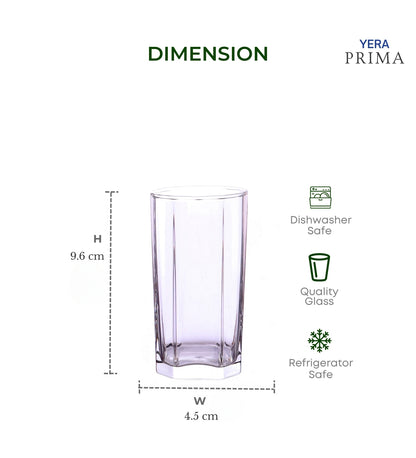 Yera Prima Pyramid Zest Designer Tumbler 210 Ml