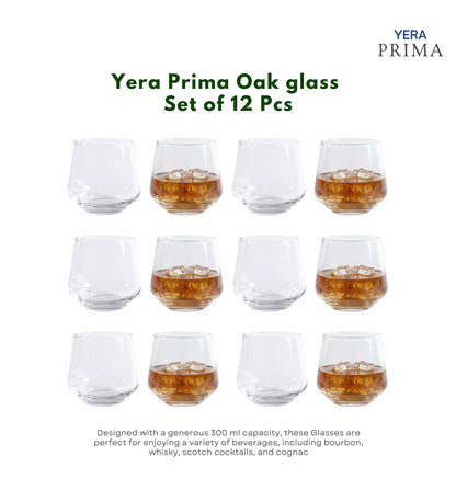 Yera Prima Oak Whisky Scotch Water Glasses 300 Ml