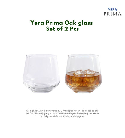 Yera Prima Oak Whisky Scotch Water Glasses 300 Ml