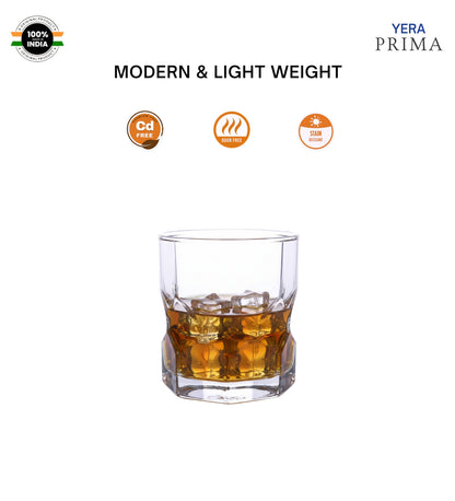 Yera Prima Oak Whisky Scotch Water Glasses 285 Ml