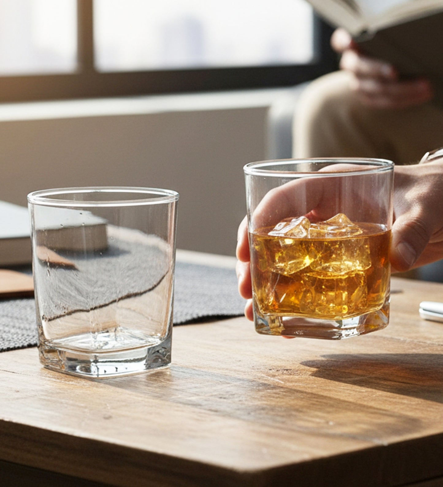 Yera Prima Oak Whisky Scotch Water Glasses 295 Ml