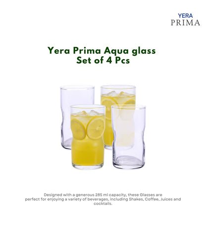 Yera Prima Aqua Water Juice Cocktail Glass 285 Ml