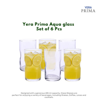 Yera Prima Aqua Water Juice Cocktail Glass 285 Ml