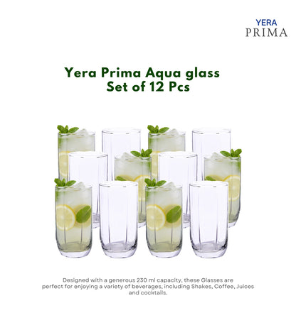 Yera Prima Aqua Water Juice Cocktail Glass 230 Ml