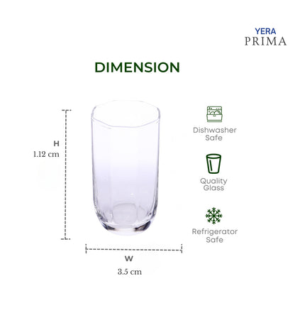 Yera Prima Aqua Water Juice Cocktail Glass 230 Ml