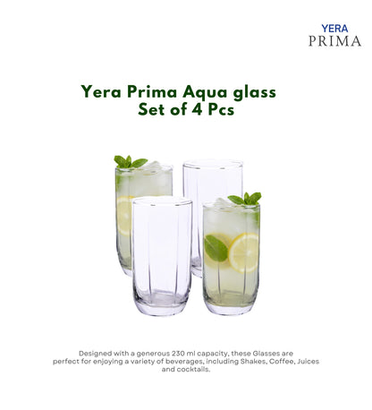 Yera Prima Aqua Water Juice Cocktail Glass 230 Ml