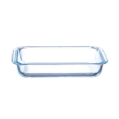 Sanjeev Kapoor Sassy Borosilicate Glass Baking,Serving LOAF Dish Microwave Proof 1800ML