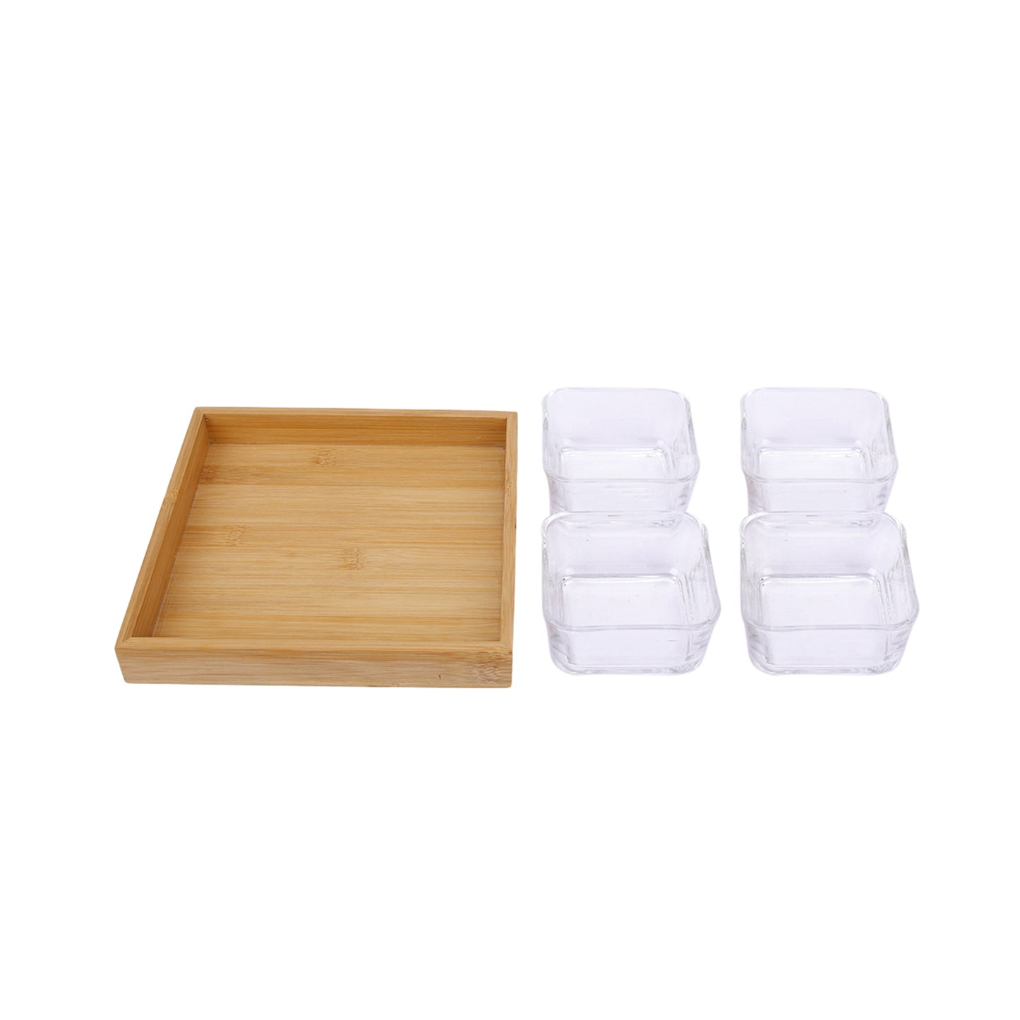 NARRADORA Bahamas Bowl & Tray Set 270 ML - Set of 5 PCS | Perfect for Gifting