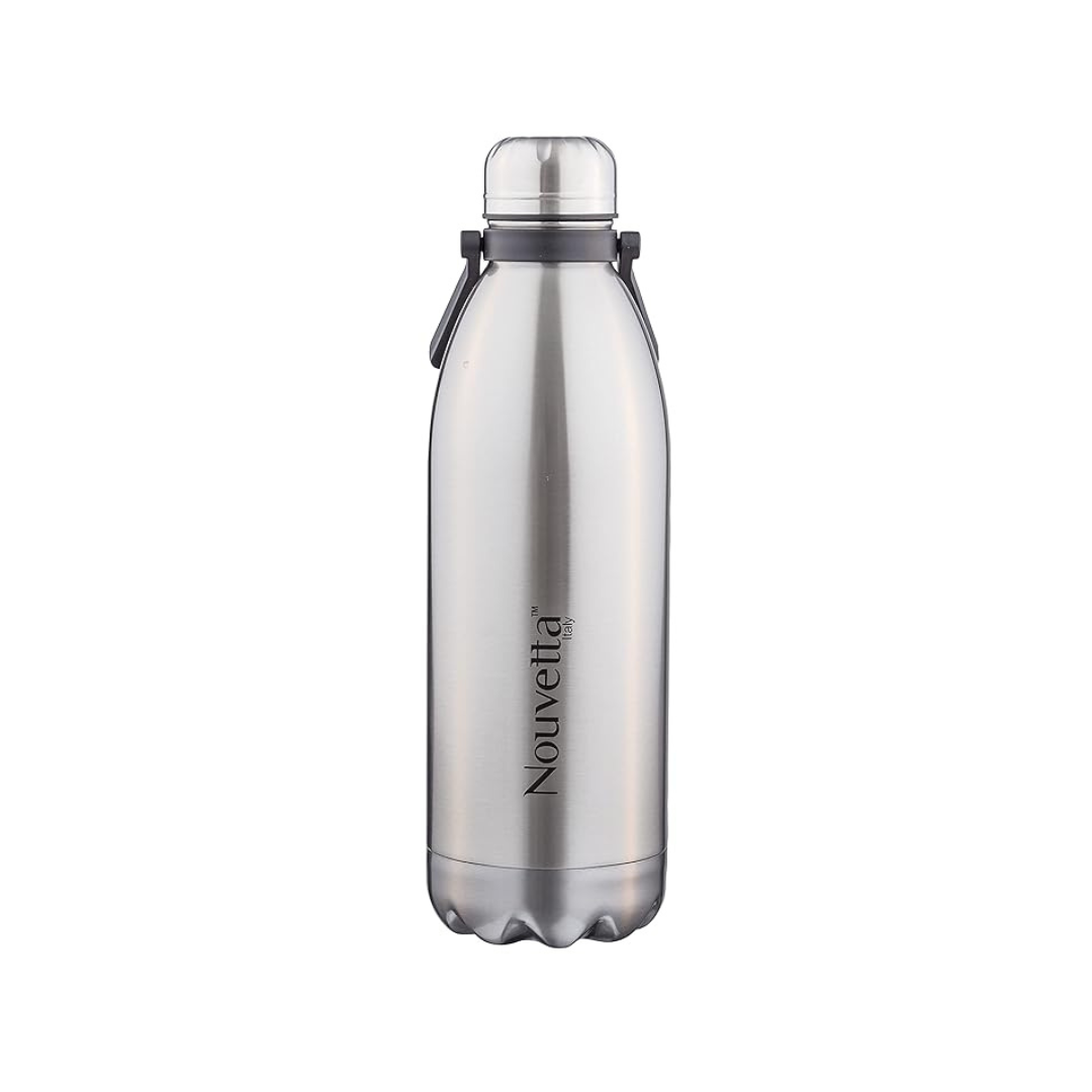 Nouvetta Tango Double Wall Stainless Steel Flask, 1500 ml, Silver