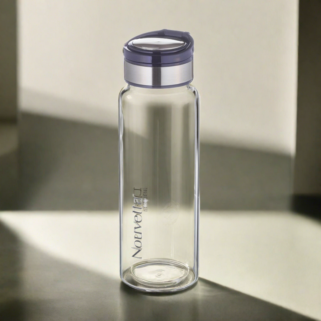 Nouvetta Norman Borosilicate Glass Water Bottle,1000ml