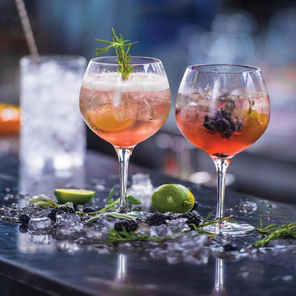 Vintage Gin Tonic Glasses, Set of 2